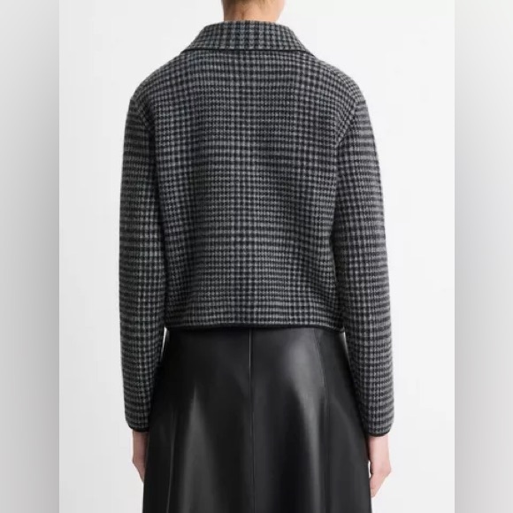 Vince Plaid Half Zip Sweater - Picture 3 of 3